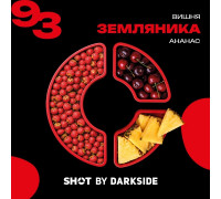 Табак Dark Side Shot Земляника вишня ананас, 30 гр.