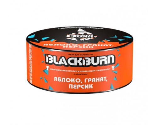 Табак Burn BLACK Яблоко гранат персик, 100 г