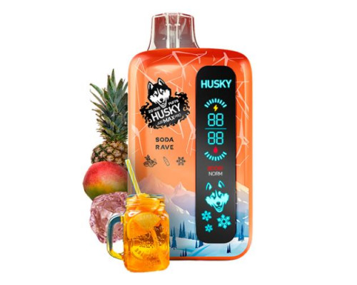 Одноразовая ЭС HUSKY AIRMAX PRO 20000 UL STR - SODA RAVE