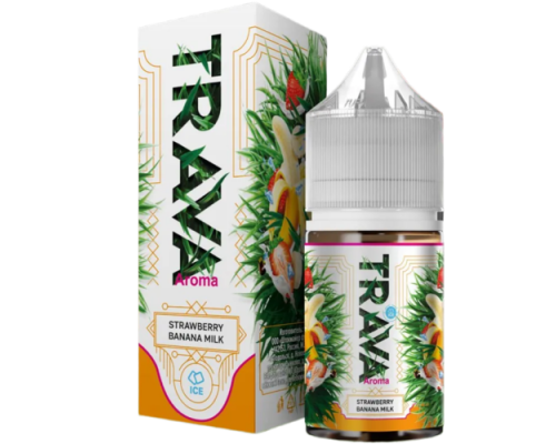Ароматизатор Trava - STRAWBERRY BANANA MILK (клубника/банан/молоко), 13 мл