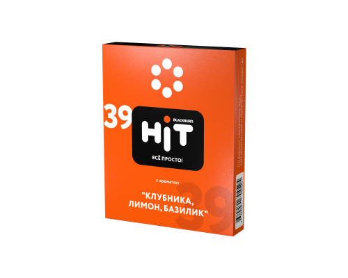 Табак для кальяна BLACKBURN HiT №39 Клубника,лимон,базилик, 30г.