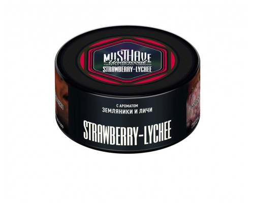 Табак Must Have Strawberry-lychee (Клубника-личи) 125 гр.