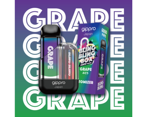 Картридж Gippro Виноград 8000 затяжек.