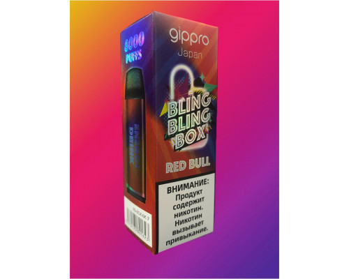 Картридж Gippro Редбулл 8000 затяжек.