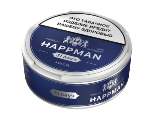 Жевательный табак Happman slim medium - Холод
