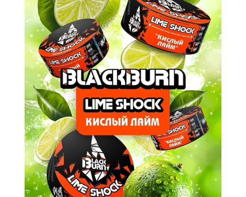 Табак Burn BLACK Lime shock 25 гр.