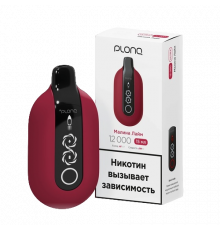 Одноразовая ЭС PLONQ ULTRA - Малина лайм (12000)