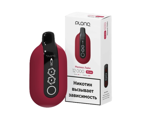Одноразовая ЭС PLONQ ULTRA - Малина лайм (12000)