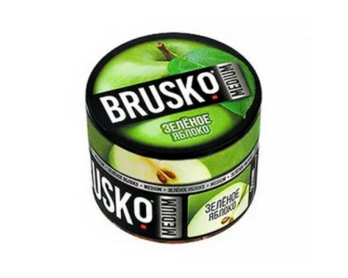 Смесь BRUSKO, 50 г, Зеленое яблоко, Medium