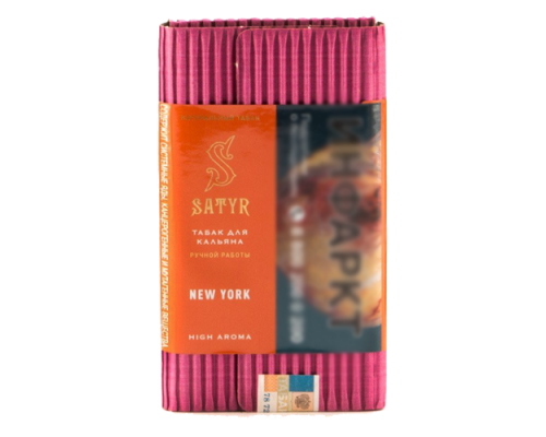 Табак Satyr New York (кр. яблоко), 100 гр.