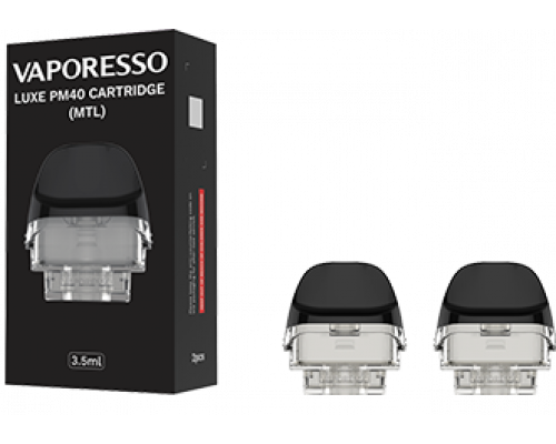 Картридж Vaporesso LUXE PM40 40 3,5мл (Black) MTL версия (в упак 2шт.) 1шт.