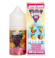 Жидкость Gang Ice 30 мл, 20 мг Апельсин маракуйя клубника