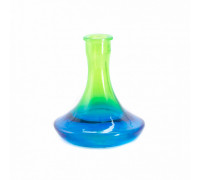 Колба Vessel Glass Крафт со швом Сине Салатовый