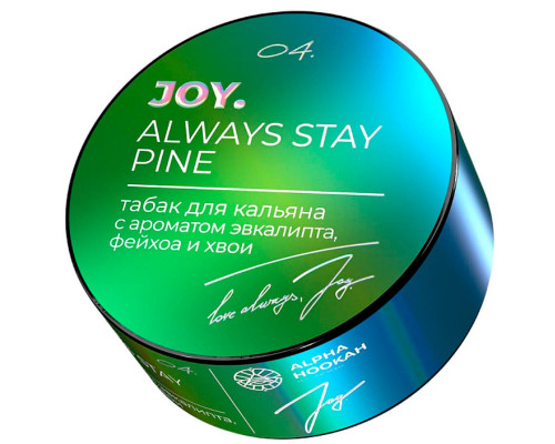 Табак Joy Always Stay Pine (Эвкалипт, Фейхоа, Хвоя), 25 гр