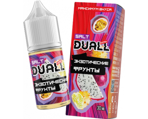 Жидкость Duall Extra hard Экзотические фрукты, 30 мл.