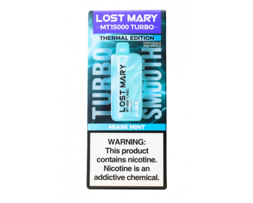 Одноразовая ЭС Lost Mary Miami mint (15000)