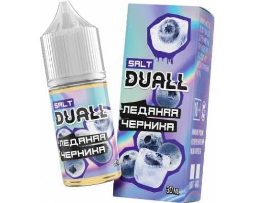 Жидкость DUALL Salt HARD Ледяная черника, 30 мл