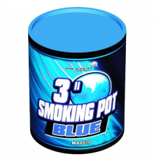 Цветной дым MA0510, SMOKING POT  Синий 60 сек. (Банка)