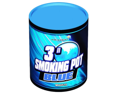 Цветной дым MA0510, SMOKING POT  Синий 60 сек. (Банка)