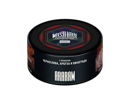 Табак Must Have Araram (Чернослив,арбуз и виноград) 125 гр.