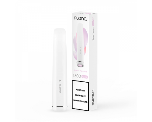 Одноразовая ЭС PLONQ PLUS - Кокос малина (1500)