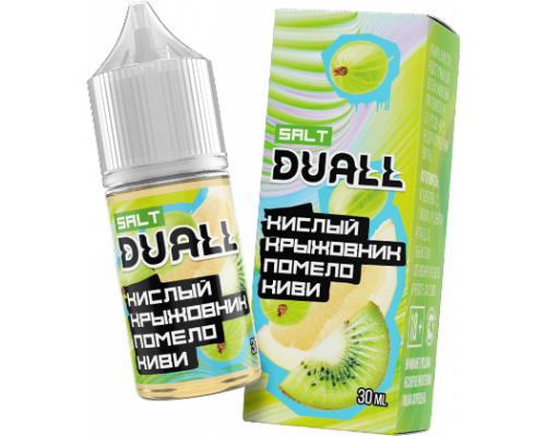 -Жидкость DUALL Salt LIGHT Кислый крыжовник, помело, киви, 30 мл
