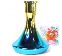 Колба Big Maks Base Желто-Синяя