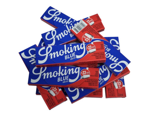 Бумага сигаретная Smoking red  blue