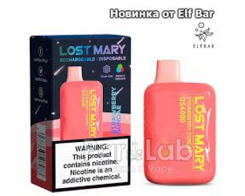 Одноразовая ЭС LOST MARY os4000 Клубничный сандей