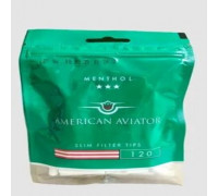Фильтры AMERICAN AVIATOR Slim 6/15мм  Menthol (120)