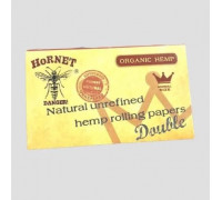 Бумага сигаретная HORNET Double Brown Organic