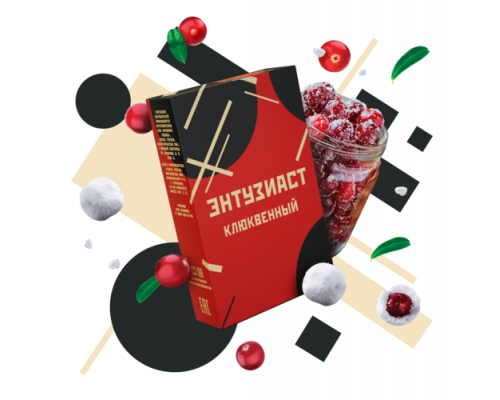 Табак Энтузиаст - Клюквенный с сахаром, 25 гр.