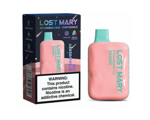 Одноразовая ЭС LOST MARY os4000 Ледяная клубника