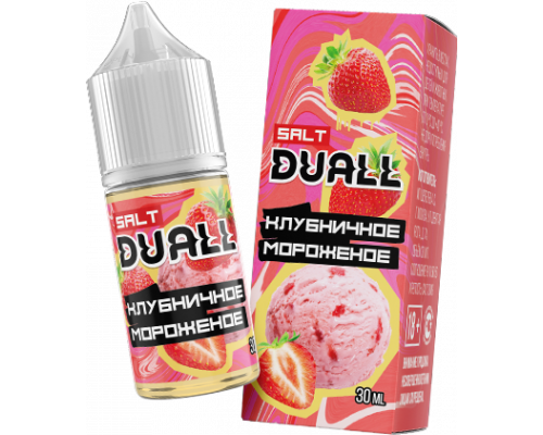 Жидкость DUALL Salt HARD Клубничное мороженое, 30 мл