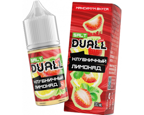 Жидкость Duall Extra hard Клубничный лимонад, 30 мл.