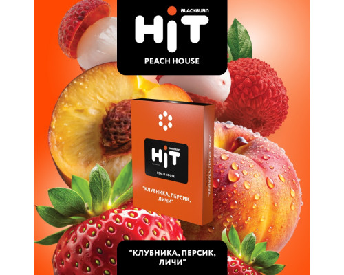 Табак для кальяна BLACKBURN HiT Peach House, 30г.