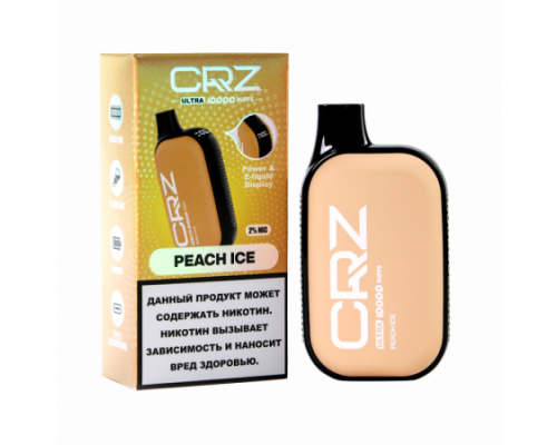 Одноразовая ЭС CRZ ULTRA - Персик со льдом (10000)