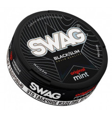 Жевательный табак Swag black slim - Ориг. мята