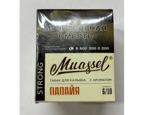 Табак Muassel Strong Папайя 40 гр