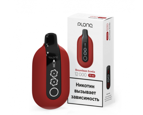 Одноразовая ЭС PLONQ ULTRA - Вишневая бомба (12000)