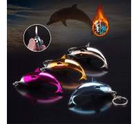 Зажигалка ДЕЛЬФИН пьезо YM-091 брелок