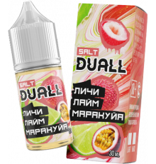 Жидкость DUALL Salt HARD Личи Лайм Маракуйя, 30 мл