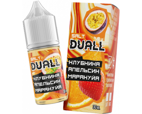 Жидкость DUALL Salt LIGHT Клубника Апельсин Маракуйя, 30 мл