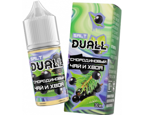 Жидкость DUALL Salt LIGHT Смородиновый чай и хвоя, 30 мл
