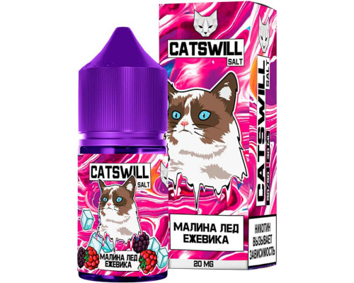 Жидкость CatsWill - Малина лед ежевика. 2% 30 мл.