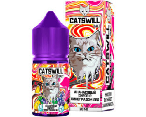 Жидкость CatsWill - Ананасовый сироп с виноградом лед. 2% 30 мл.