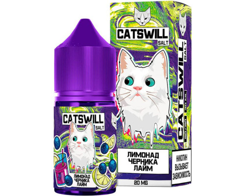 Жидкость CatsWill - Лимонад черника лайм. 2% 30 мл.