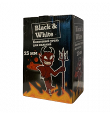 Уголь Black & White 72 куб 25 мм.