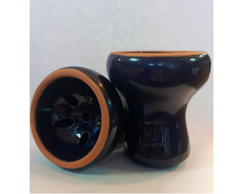 Чашка SmokyArt bowls турка глазурь синяя