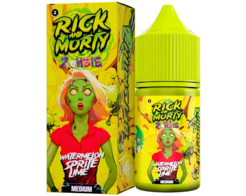 Жидкость Rick & Morty ZOMBIE Спрайт арбуз лайм, 30 мл.